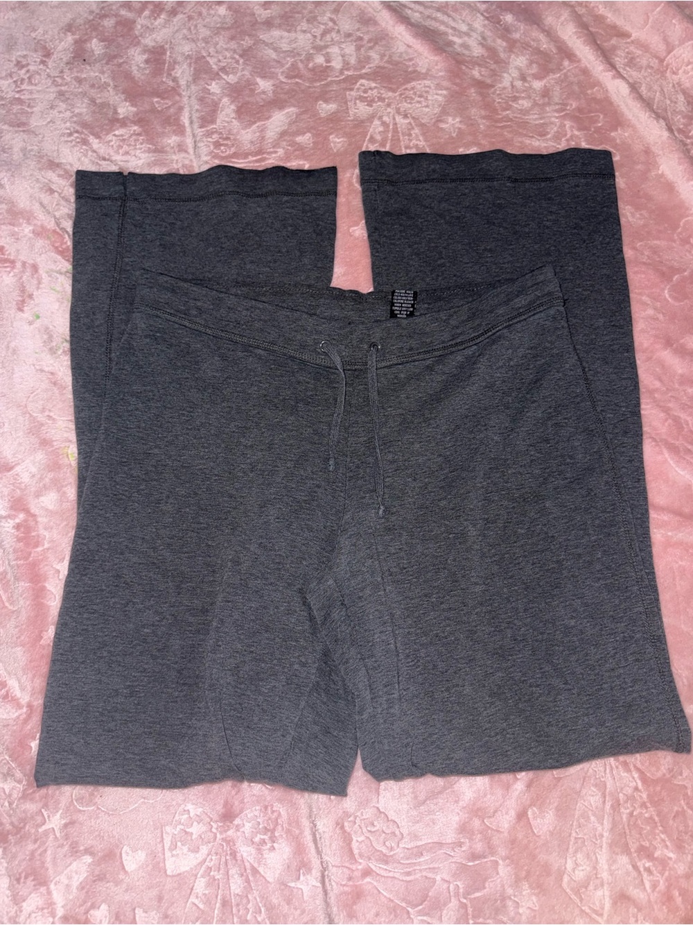 Finity Charcoal Gray Drawstring Jogger Pants